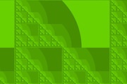 Yellow green fractal background