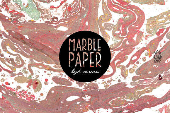 Marble Paper With Oil Paints in Textures - product preview 1