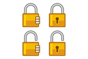 Lock Icons Set