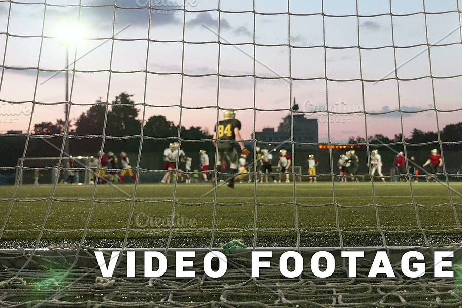 American football. Smooth and slow slider shot in Graphics - product preview 8