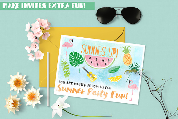 Tropical Clipart Suite in Illustrations - product preview 2