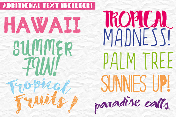 Tropical Clipart Suite in Illustrations - product preview 8