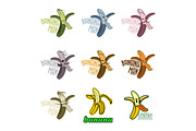 banana logo templates