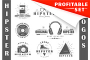 25 Hipster Logos Templates