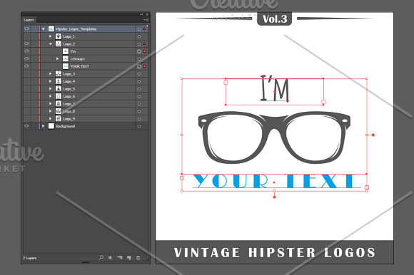 25 Hipster Logos Templates in Logo Templates - product preview 8