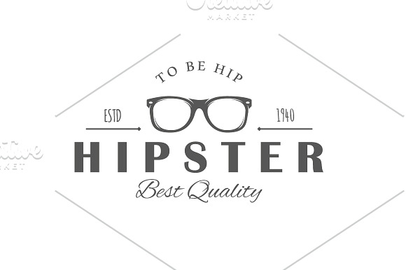 25 Hipster Logos Templates in Logo Templates - product preview 10