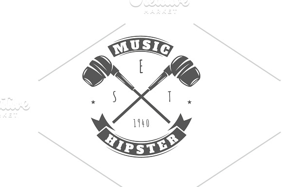 25 Hipster Logos Templates in Logo Templates - product preview 22