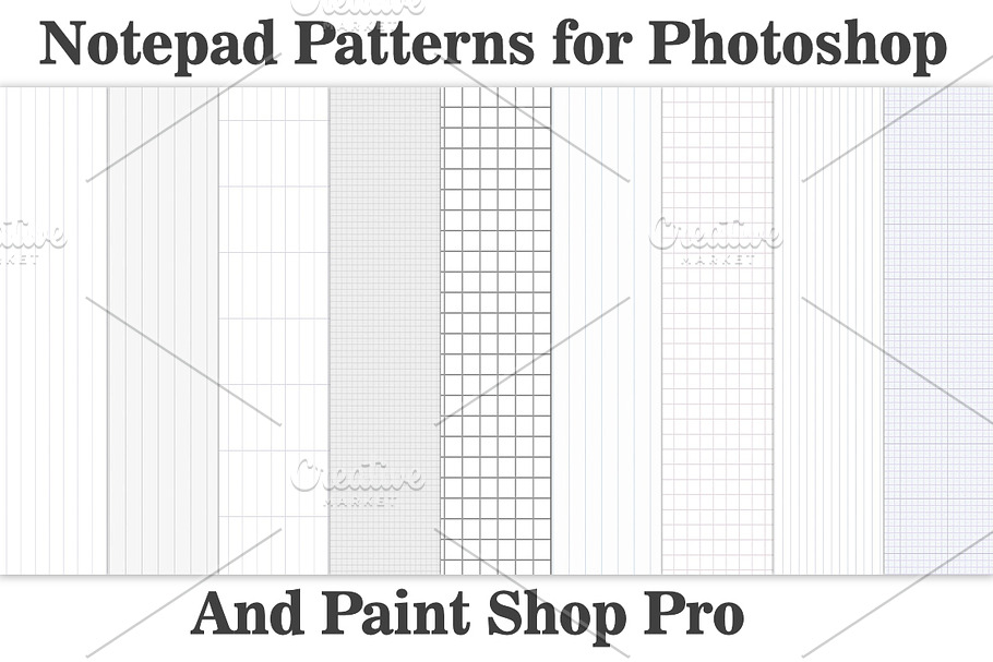Tilelable Notepad Patterns in Patterns - product preview 8