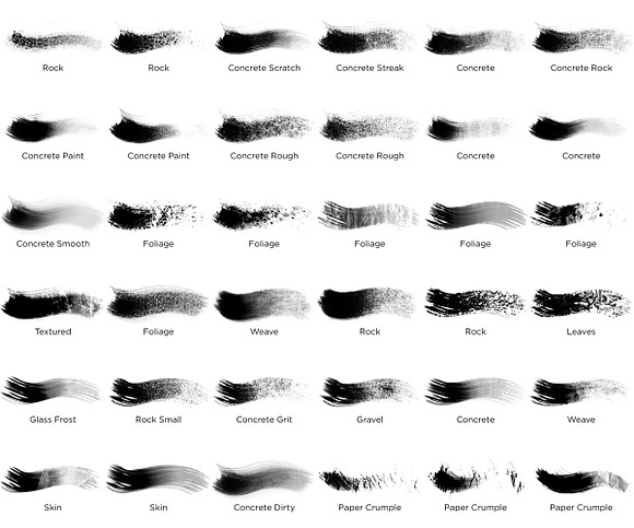 Matt's Photoshop Texture Brush Set in Photoshop Brushes - product preview 1