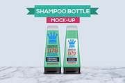 Hair and Body Shampoo Bottle Mock-Up