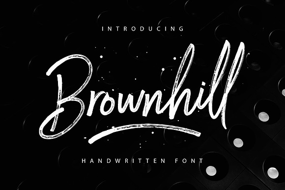 Brownhill Script in Cool Fonts - product preview 7