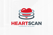 Heart Scan Logo Template