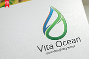 Natural Water / Vita Ocean - Logo