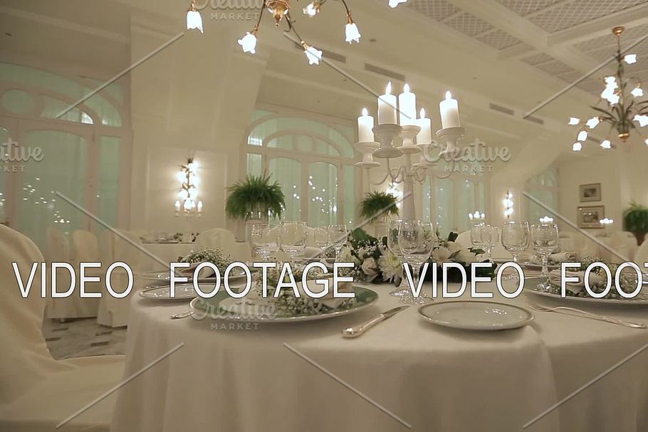 wedding serving luxury banquet table