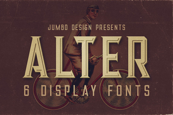 14 Vintage Display Fonts - 84 Fonts in Vintage Fonts - product preview 1