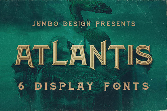 14 Vintage Display Fonts - 84 Fonts in Vintage Fonts - product preview 5