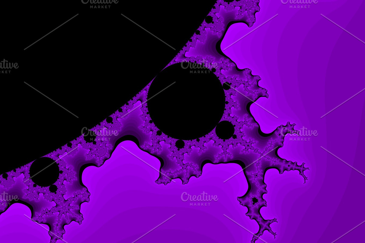 Violet fractal background in Graphics - product preview 8