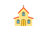 Church flat icon