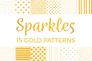 Sparkles - 15 Gold Patterns