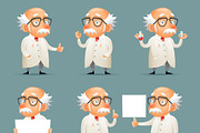 Old Scientist Character 