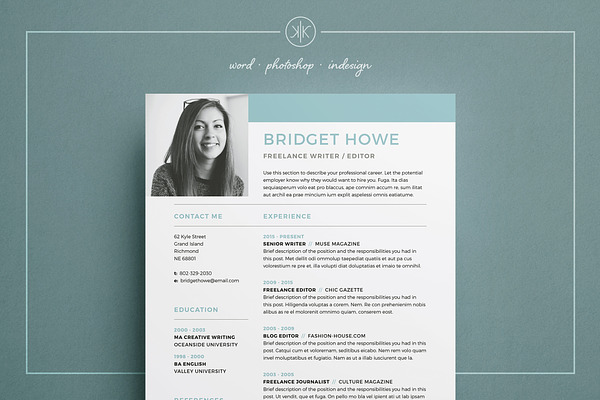 Resume/CV | Bridget