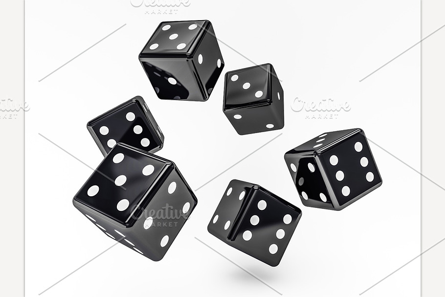 Casino dice in Graphics - product preview 8