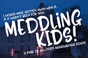 Meddling Kids - handwriting font