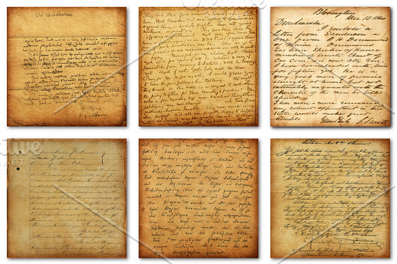 Antique Script Textures in Textures - product preview 2