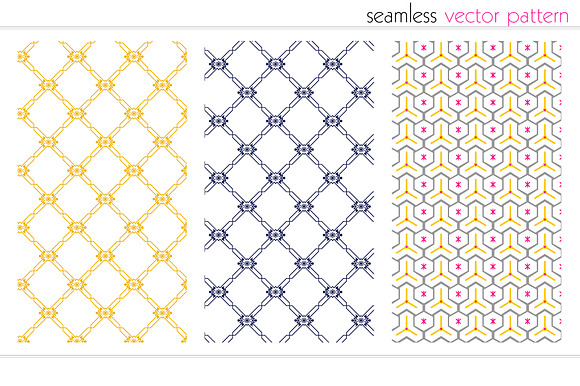Vector Seamless Geo-Pattern in Textures - product preview 3
