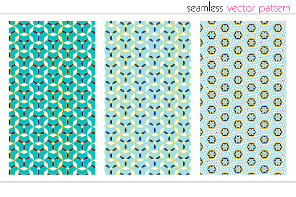 Vector Seamless Geo-Pattern in Textures - product preview 4