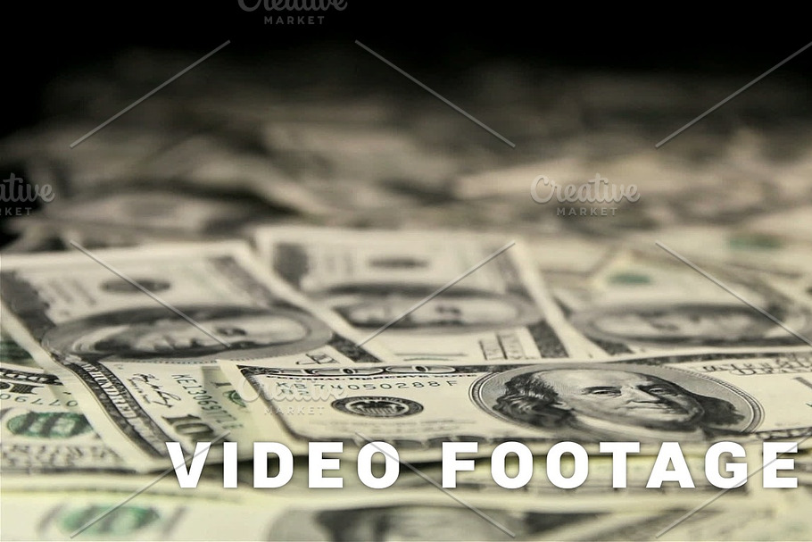 Money on the table. Follow focus shot in Graphics - product preview 8