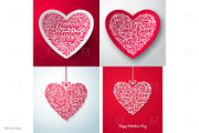 Ornament Hearts Collection