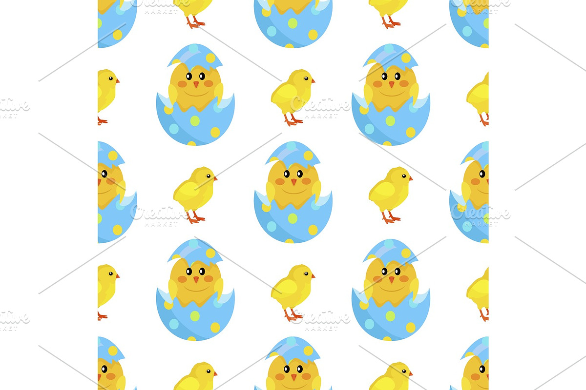 Chicken and Newborn Chick Hatch from Shell Vector in Illustrations - product preview 8