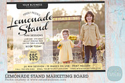 IA003 Lemonade Stand Marketing Board