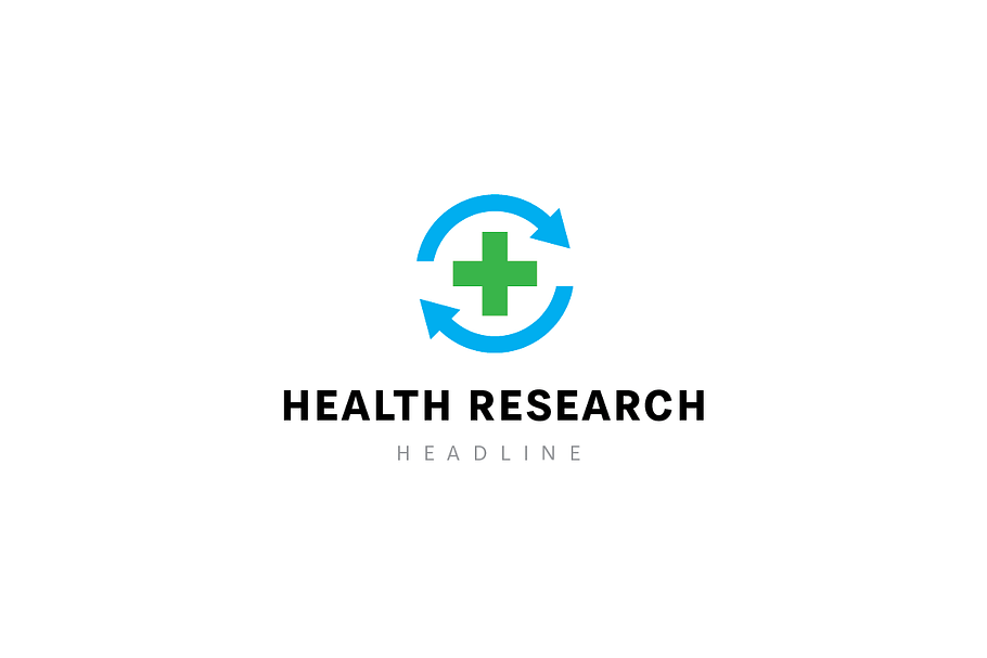 Health research logo. in Logo Templates - product preview 8