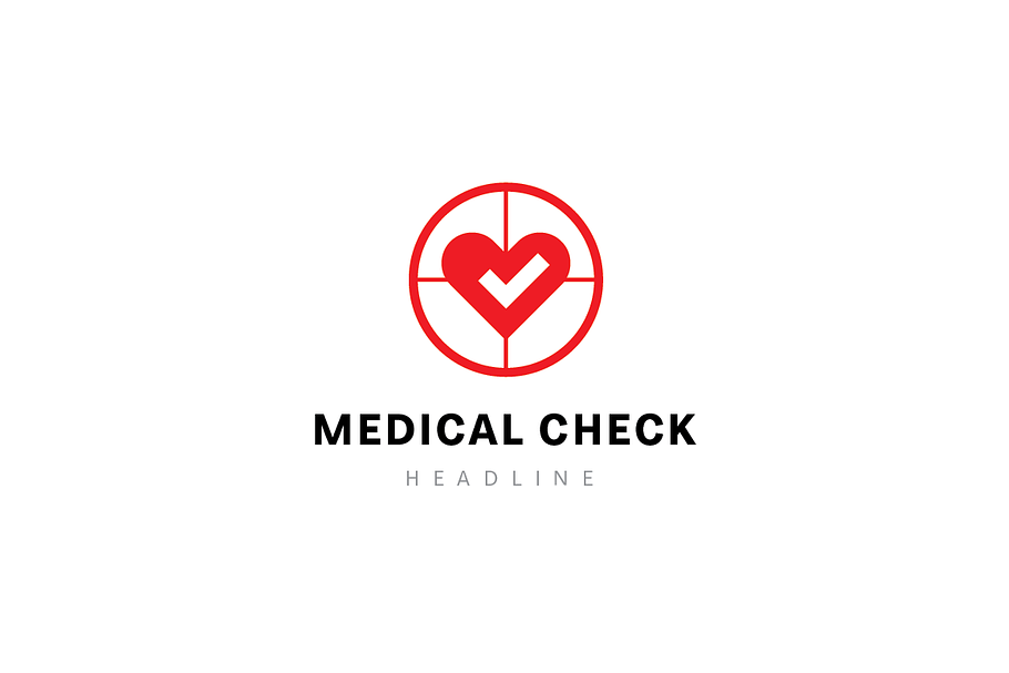 Medical check logo. in Logo Templates - product preview 8