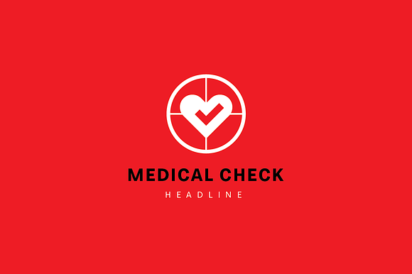 Medical check logo. in Logo Templates - product preview 2