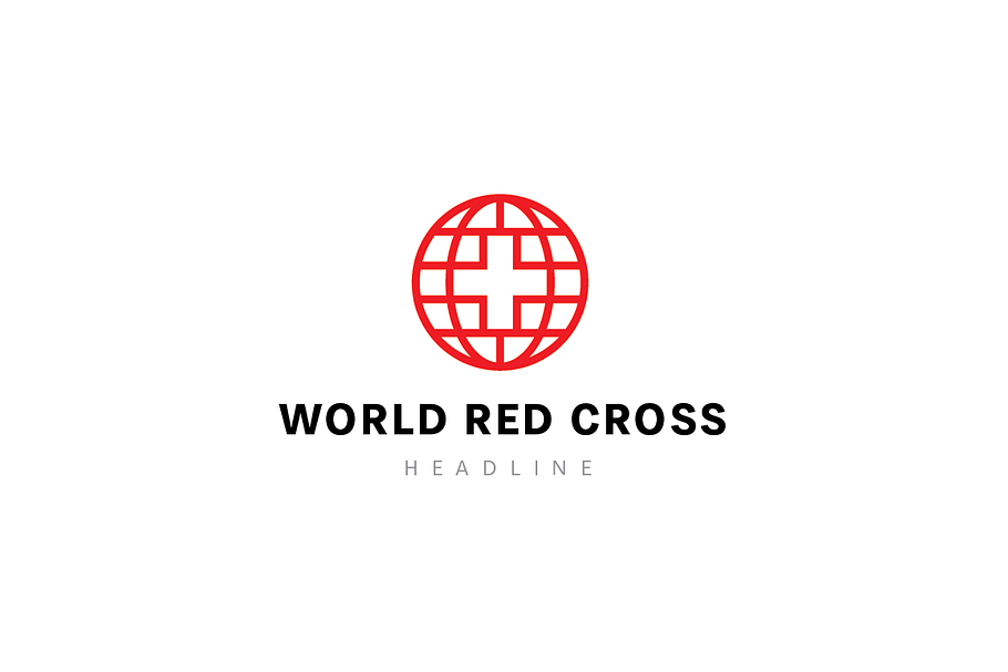 World red cross logo. in Logo Templates - product preview 8