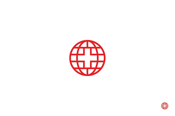 World red cross logo. in Logo Templates - product preview 1