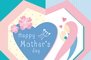 Happy mothers day design