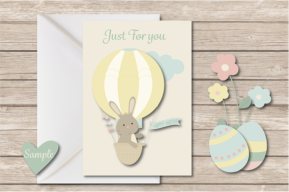 Bunnies in Baskets in Illustrations - product preview 3