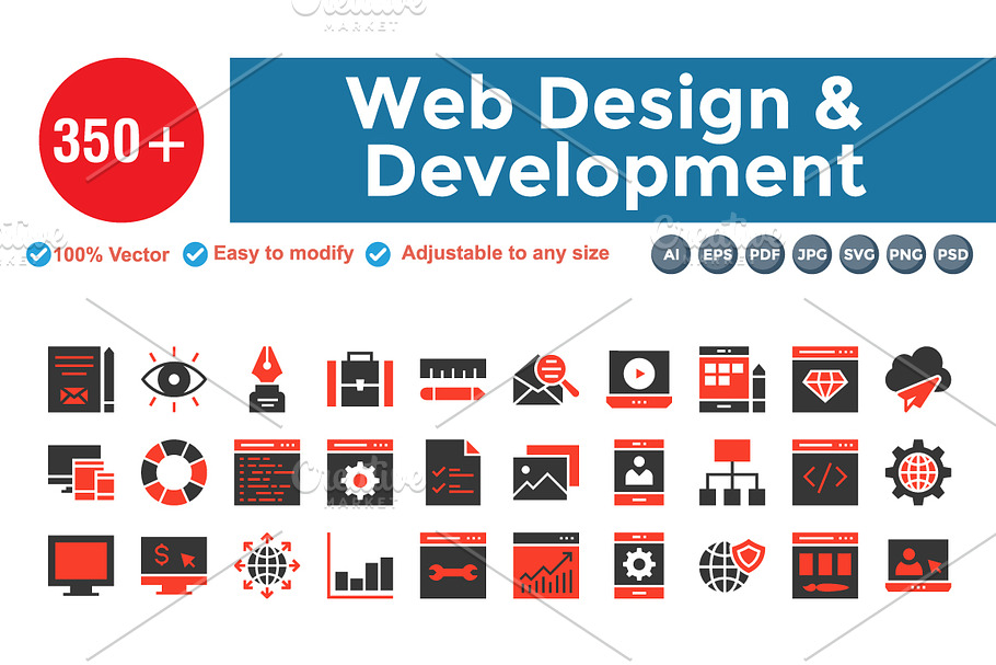 Web Design & Development Two Color in Graphics - product preview 8
