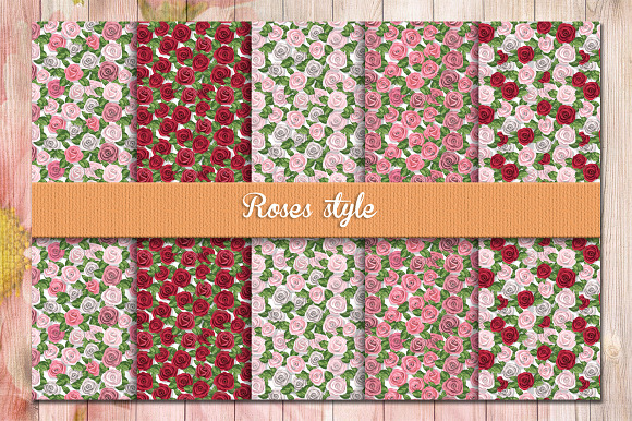 Floral Seamless Patterns in Patterns - product preview 9