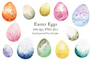 Easter Eggs clipart set