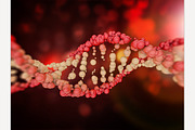 Digital illustration of a DNA