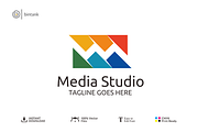 Letter M  Logo - Media Studio
