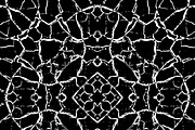 Dark Cross Symbol Textured Mosaic