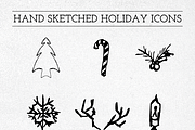 Hand Sketched Holiday Icons