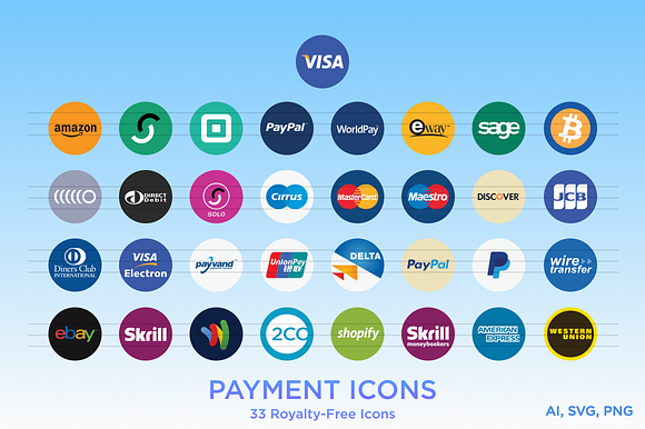 Payment Icons in Graphics - product preview 1
