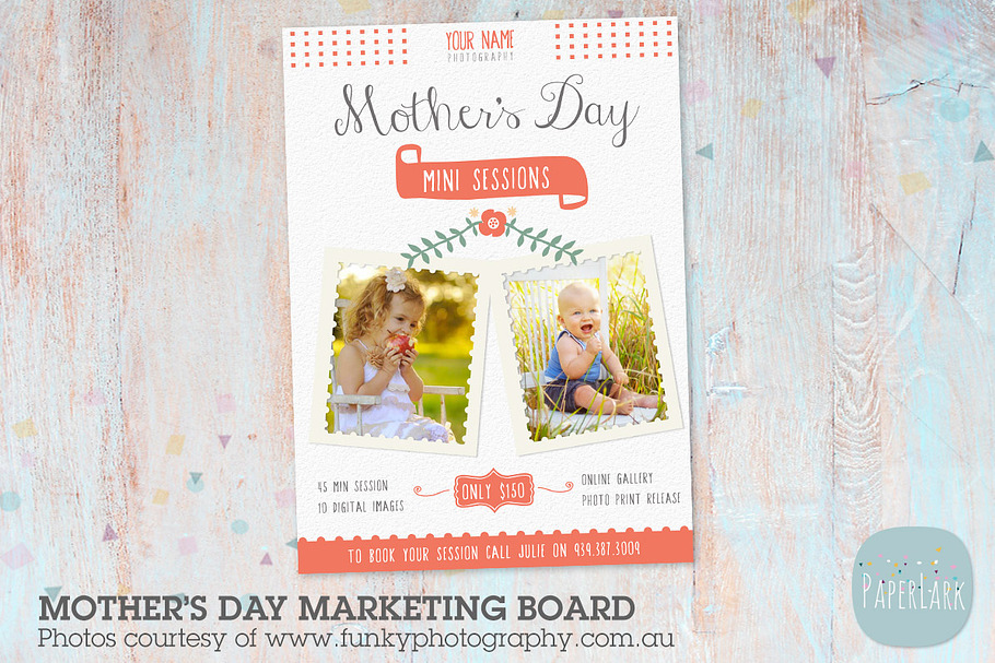 IM008 Mother's Day Marketing Board in Flyer Templates - product preview 8